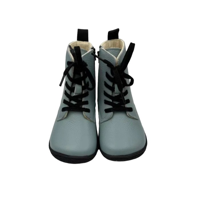 tipsietoes spring autumn genuine leather boots girls boys kid barefoot sneaker wool linning light weight elastic strape Tipsietoes Spring Autumn Genuine Leather Boots Girls Boys Kid Barefoot Sneaker wool Linning Light Weight Elastic Strape 5