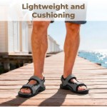 fitville mens sandal wide toe box walking athletic sandals for men with arch support cushion slip resistant beach sandals FitVille Mens Sandal Wide Toe Box Walking Athletic Sandals For Men With Arch Support Cushion Slip-Resistant Beach Sandals 4