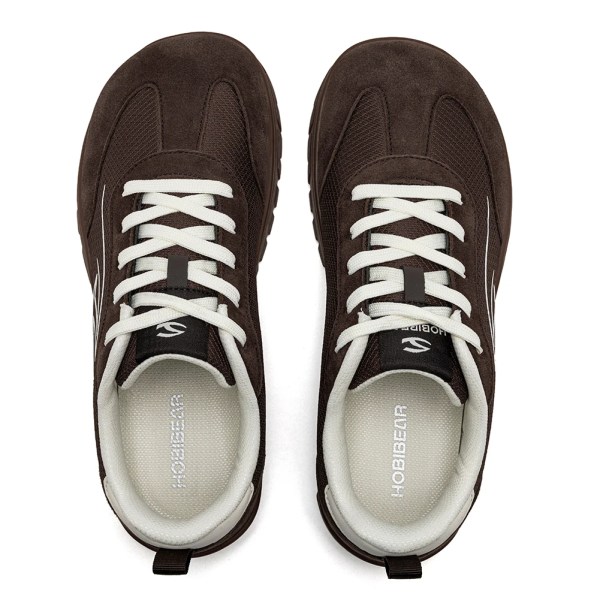 hobibear unisex wide toe barefoot sneakers minimalist outdoor travel shoes for men women retro lace up walking sneakers HOBIBEAR Unisex Wide Toe Barefoot Sneakers Minimalist Outdoor Travel Shoes for Men Women Retro Lace-up Walking Sneakers 2