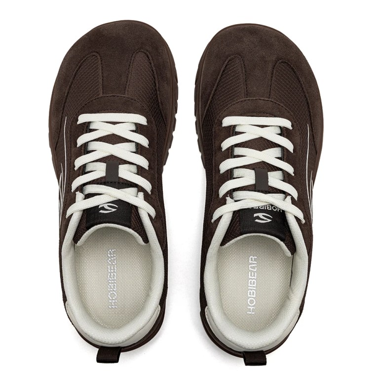 hobibear unisex wide toe barefoot sneakers minimalist outdoor travel shoes for men women retro lace up walking sneakers HOBIBEAR Unisex Wide Toe Barefoot Sneakers Minimalist Outdoor Travel Shoes for Men Women Retro Lace-up Walking Sneakers 2