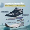 FitVille Newest Walking Shoes for Men Wide Width Sneakers with Arch Support for Flat Feet Heel Pain Relief Plantar Fasciitis 3