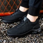 New Styles Men Safety Boots With Steel Toe Cap Anti-smash Work Sneakers Safety Shoes Men IndestructibleWork Boots Tactical Boots 2