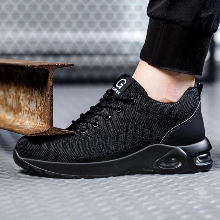 New Styles Men Safety Boots With Steel Toe Cap Anti-smash Work Sneakers Safety Shoes Men IndestructibleWork Boots Tactical Boots 3