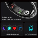 2024 COLMI R09 Smart Ring Men Women with Charging Case, Body Temperature Health and Sleep Monitor For Xiaomi Samsung Phone 2