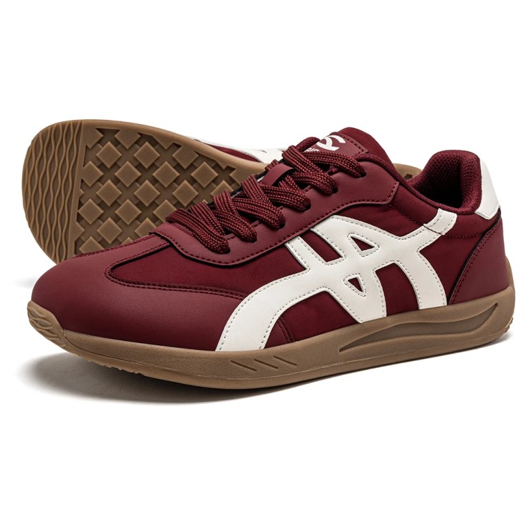 HOBIBEAR Sedge Barefoot Shoes Unisex Wide Width Artificial Leather Sneakers Classic Retro Minimalist Walking Shoes 2