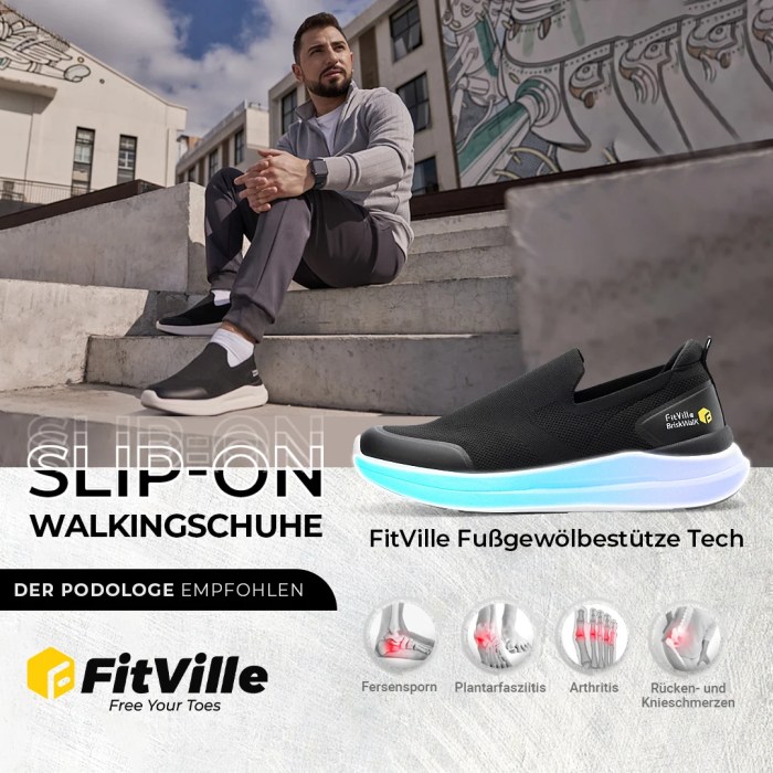 FitVille Men‘s Walking Shoes Extra Wide Plantar Fasciitis Shoes Lightweight for Swollen Feet Orthopedic Foot Pain Relief 5