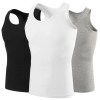 Men's Cotton Sports Skinny Vest Teenagers Leisure Joker Sleeveless T Men's Fitness Training Simple Top 4