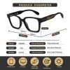Oi Wood High Quality Far Sight Optic Men Anti Blue Light Presbyopia Eyewear Reading Glasses with Diopter +0+1.0 +1.5 +2.0 +2.5 5