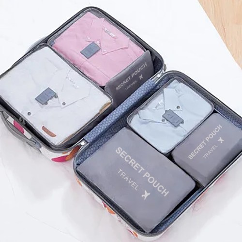 6 pcs travel luggage storage bags, versatile lightweight storage pouch, dustproof duffle bag 6 Pcs Travel Luggage Storage Bags, Versatile Lightweight Storage Pouch, Dustproof Duffle Bag