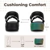 fitville wide women's platform sandals summer walking sandals for women with adjustable closures with arch support & cushioning FitVille Wide Women\'S Platform Sandals Summer Walking Sandals For Women With Adjustable Closures With Arch Support & Cushioning 3