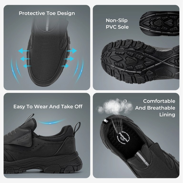 men's slip on shoes loafers for business flat shoe casual wear lightweight with arch support insoles for all day comfort Men\'s Slip-On Shoes Loafers For Business Flat Shoe Casual Wear Lightweight With Arch Support Insoles For All-Day Comfort 4