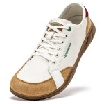 HOBIBEAR Lilaco Women Men Barefoot Shoes Wide Toe Box Lightweight Sneakers Casual Color-Blocking Artificial Leather Walking Shoes