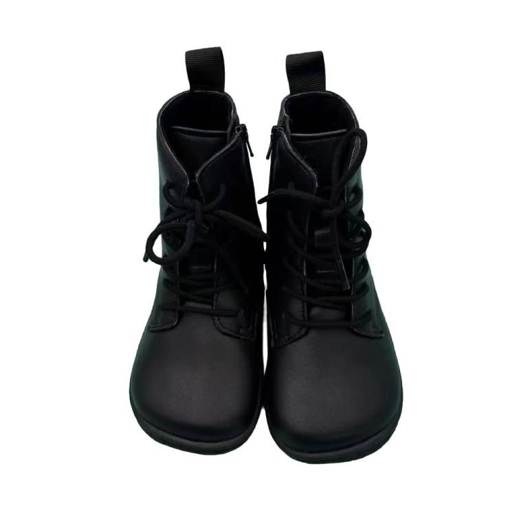 tipsietoes spring autumn genuine leather boots girls boys kid barefoot sneaker wool linning light weight elastic strape Tipsietoes Spring Autumn Genuine Leather Boots Girls Boys Kid Barefoot Sneaker wool Linning Light Weight Elastic Strape 2