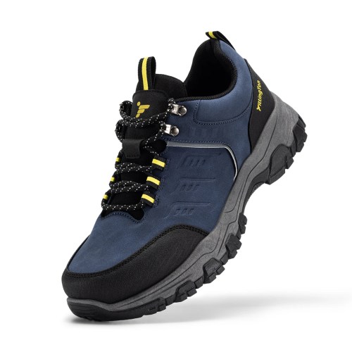 Fittington Men\'S Hiking Shoes Outdoor Mountaineering Sports Shoe Cushioning Non-Slip Lightweight Strong Grip Casual Sneakers
