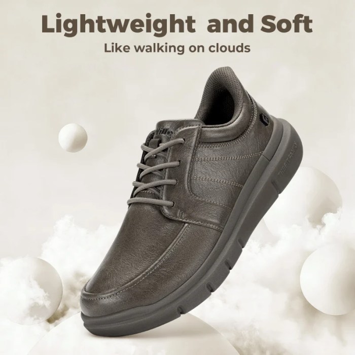 FitVille Wide Slip On Shoes For Men\'S Lightweight Casual Dress Oxfords Shoes Business Walking Sneakers With Arch Support 3