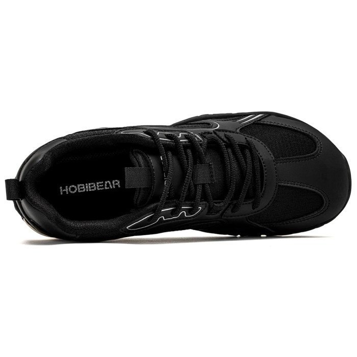 HOBIBEAR Vale Unisex Wide Toe Barefoot Shoes Minimalist Retro Walking Sneakers Hiking Trail Running Shoes for Men Women 5