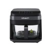 devanti air fryer 5.5l touch control electric cooker 1200w black Devanti air fryer with digital controls.