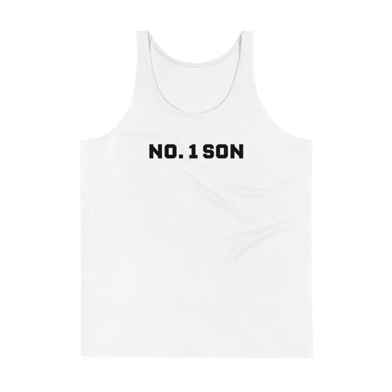 eveonsteve daddy's number 1 son tank top
