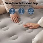 Hands on a soft, skin-friendly mattress top.