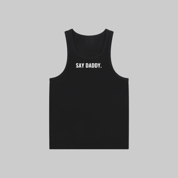 eveonsteve say daddy essential performance tank top eveonsteve say daddy essential performance tank top