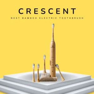 crescent nest bamboo toothbrush