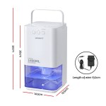 devanti 1400ml portable dehumidifier quiet sleep mode timer auto off bedroom white devanti 1400ml portable dehumidifier quiet sleep mode timer auto off bedroom white