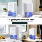 devanti 1400ml portable dehumidifier quiet sleep mode timer auto off bedroom white devanti 1400ml portable dehumidifier quiet sleep mode timer auto off bedroom white