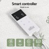 Smart bedding controller with LED display, heat settings.