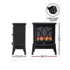 devanti 2000w electric fireplace heater stove freestanding 3d flame effect indoor space heaters devanti 2000w electric fireplace heater stove freestanding 3d flame effect indoor space heaters