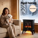 devanti 2000w electric fireplace heater stove freestanding 3d flame effect indoor space heaters devanti 2000w electric fireplace heater stove freestanding 3d flame effect indoor space heaters