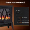 devanti 2000w electric fireplace heater stove freestanding 3d flame effect indoor space heaters devanti 2000w electric fireplace heater stove freestanding 3d flame effect indoor space heaters