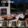 devanti 2000w electric fireplace heater stove freestanding 3d flame effect indoor space heaters devanti 2000w electric fireplace heater stove freestanding 3d flame effect indoor space heaters