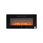 devanti electric fireplace fire heater wall mounted insert 3d flame 1800w remote control devanti electric fireplace fire heater wall mounted insert 3d flame 1800w remote control