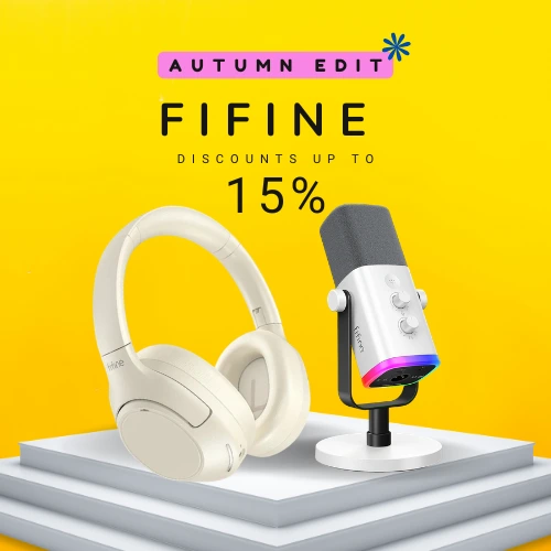 Fifine audio gear autumn sale: up to 15% off