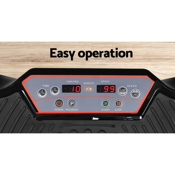 everfit vibration machine platform vibrator resistance rope home fitness black everfit vibration machine platform vibrator resistance rope home fitness black