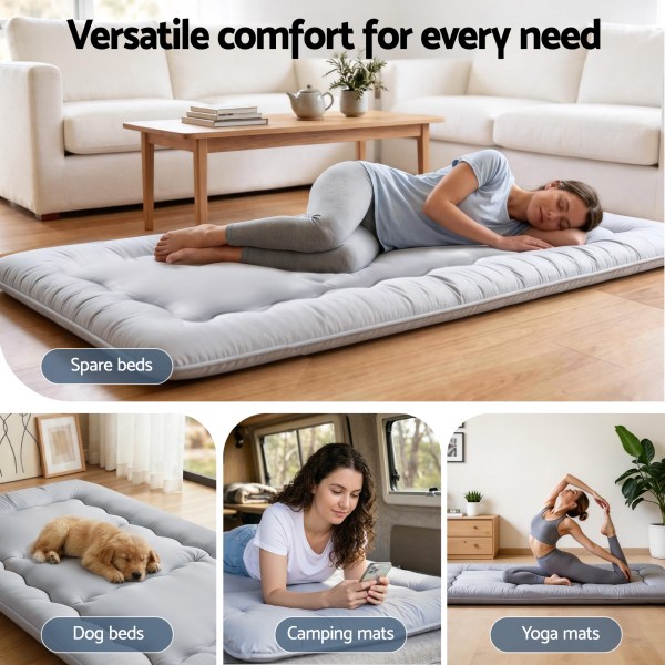 giselle bedding 10cm japanese floor mattress foldable futon mattress washable cover straps giselle bedding 10cm japanese floor mattress foldable futon mattress washable cover straps
