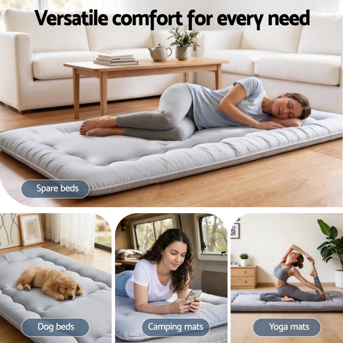 giselle bedding 10cm japanese floor mattress foldable futon mattress washable cover straps giselle bedding 10cm japanese floor mattress foldable futon mattress washable cover straps