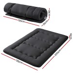 giselle bedding 10cm japanese floor mattress foldable futon mattress washable cover straps