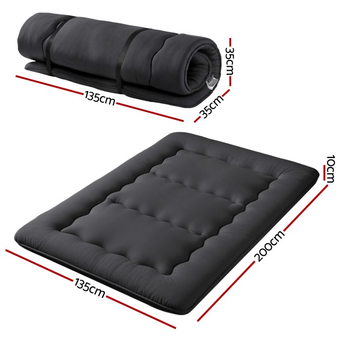 giselle bedding 10cm japanese floor mattress foldable futon mattress washable cover straps giselle bedding 10cm japanese floor mattress foldable futon mattress washable cover straps