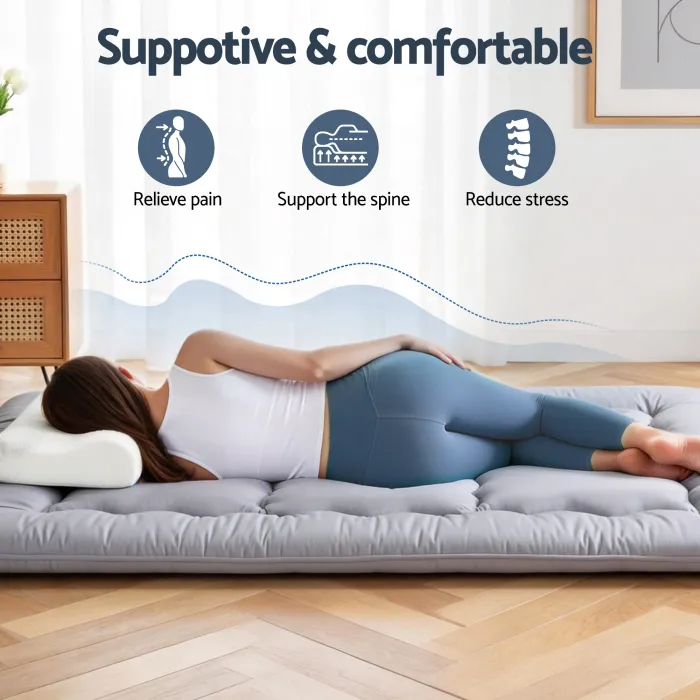 giselle bedding 10cm japanese floor mattress foldable futon mattress washable cover straps giselle bedding 10cm japanese floor mattress foldable futon mattress washable cover straps