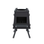 grillz fire pit bbq portable outdoor fireplace metal camping stove for boiling water, bbq, picnics