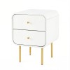 artiss bedside table 2 drawers side end table nightstand white artiss bedside table 2 drawers side end table nightstand white