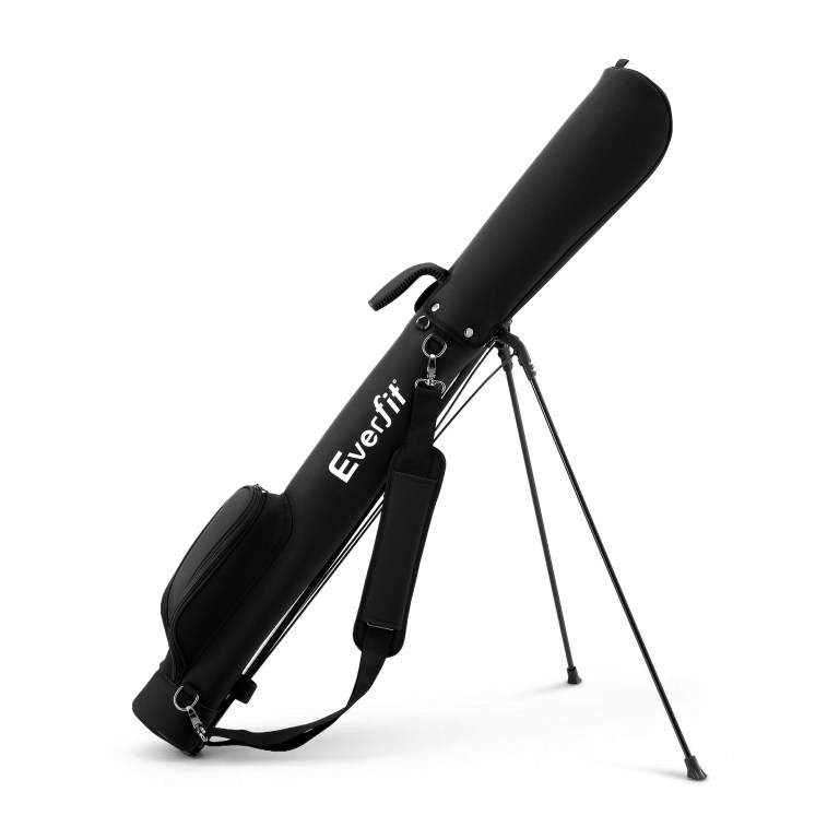 everfit golf stand bag lightweight sunday pitch and putt bag black everfit golf stand bag lightweight sunday pitch and putt bag black