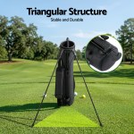 everfit golf stand bag lightweight sunday pitch and putt bag black everfit golf stand bag lightweight sunday pitch and putt bag black