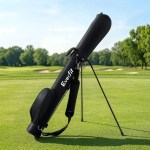 everfit golf stand bag lightweight sunday pitch and putt bag black everfit golf stand bag lightweight sunday pitch and putt bag black