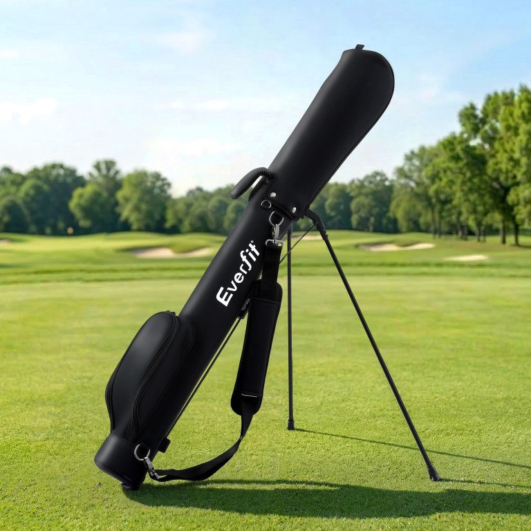 everfit golf stand bag lightweight sunday pitch and putt bag black everfit golf stand bag lightweight sunday pitch and putt bag black