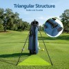 everfit golf stand bag lightweight sunday pitch and putt bag blue