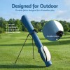 everfit golf stand bag lightweight sunday pitch and putt bag blue