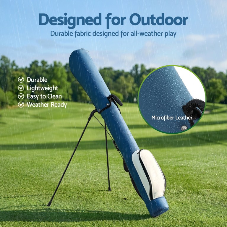 everfit golf stand bag lightweight sunday pitch and putt bag blue everfit golf stand bag lightweight sunday pitch and putt bag blue