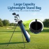 everfit golf stand bag lightweight sunday pitch and putt bag blue